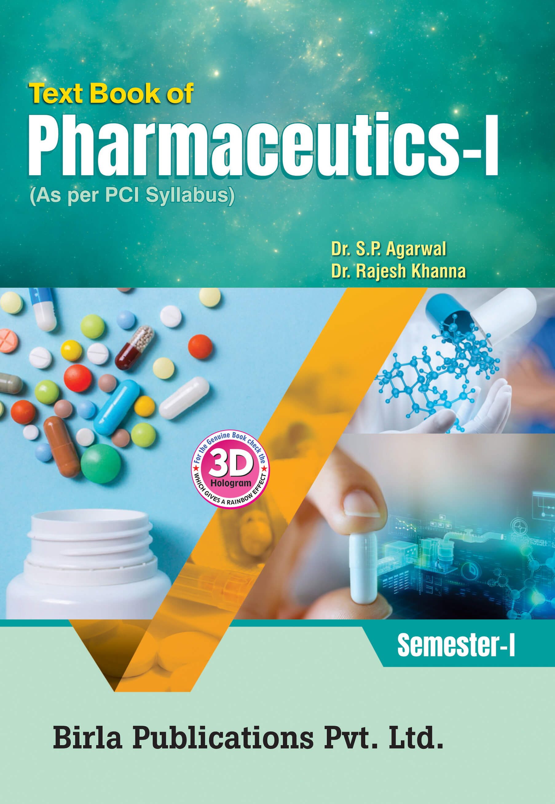 TEXT BOOK OF PHARMACEUTICS-I