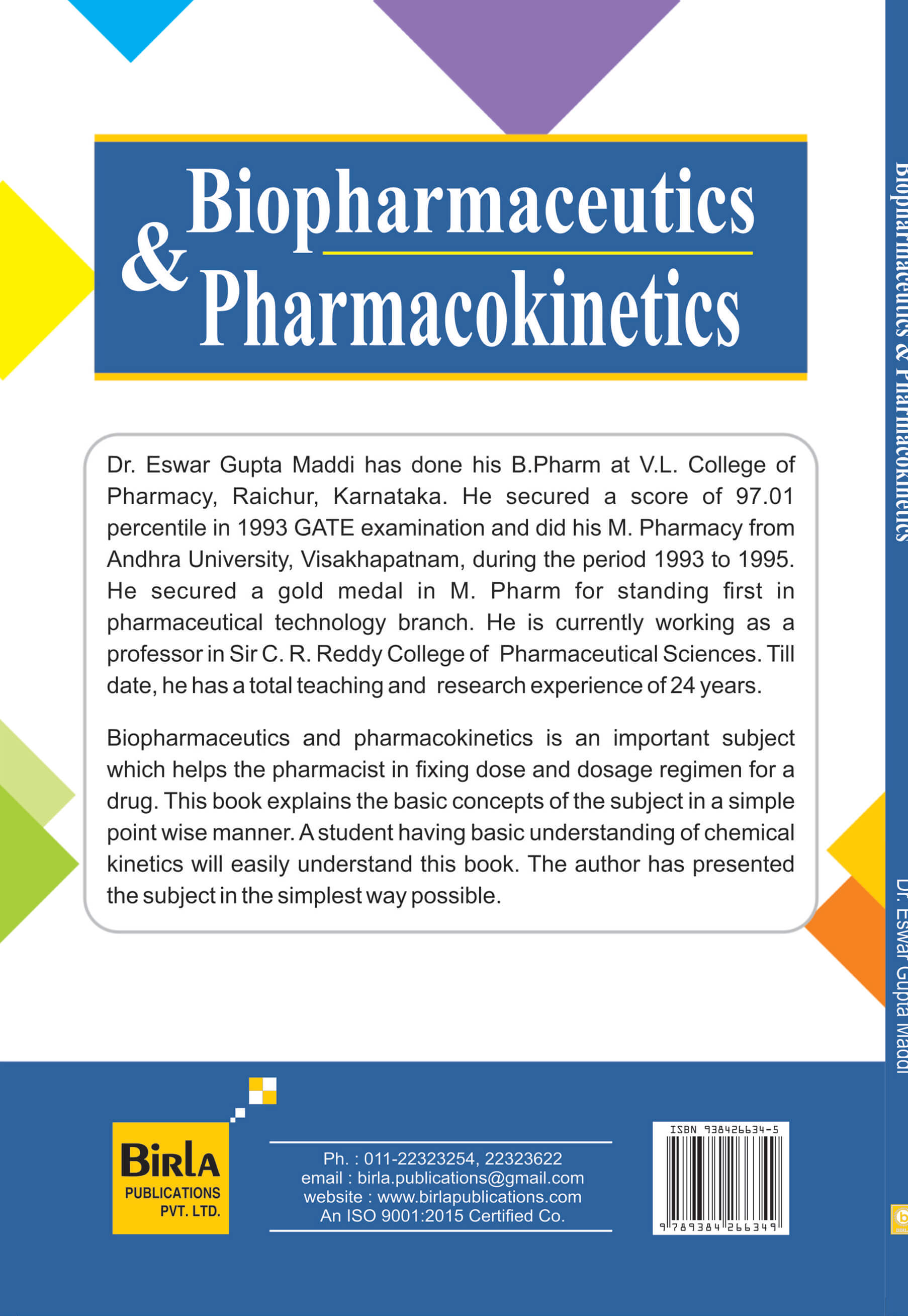 BIOPHARMACEUTICS & PHARMACOKINETICS