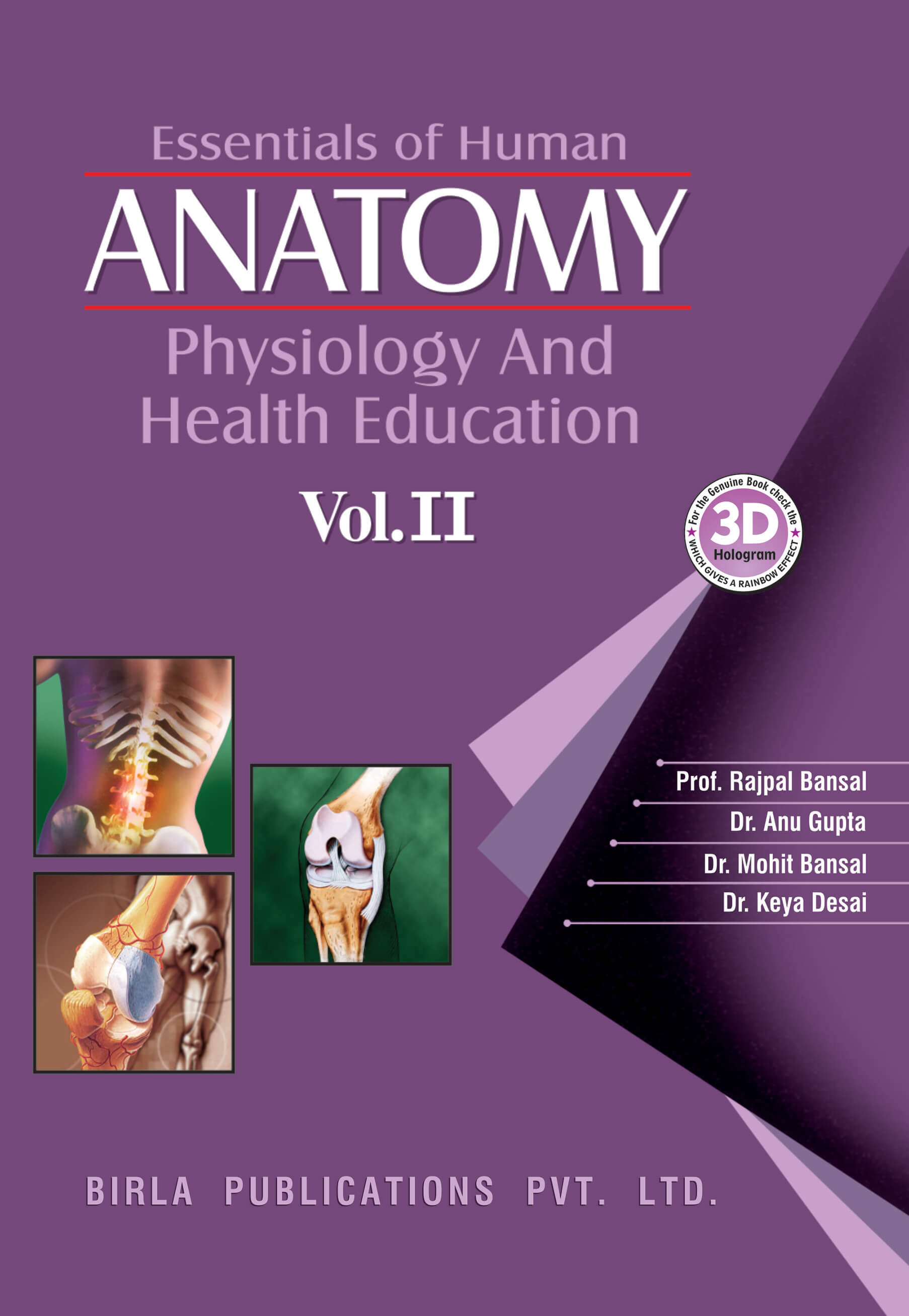 ESSENTIAL OF HUMAN ANATOMY & PHYSIOLOGY VOL.-II