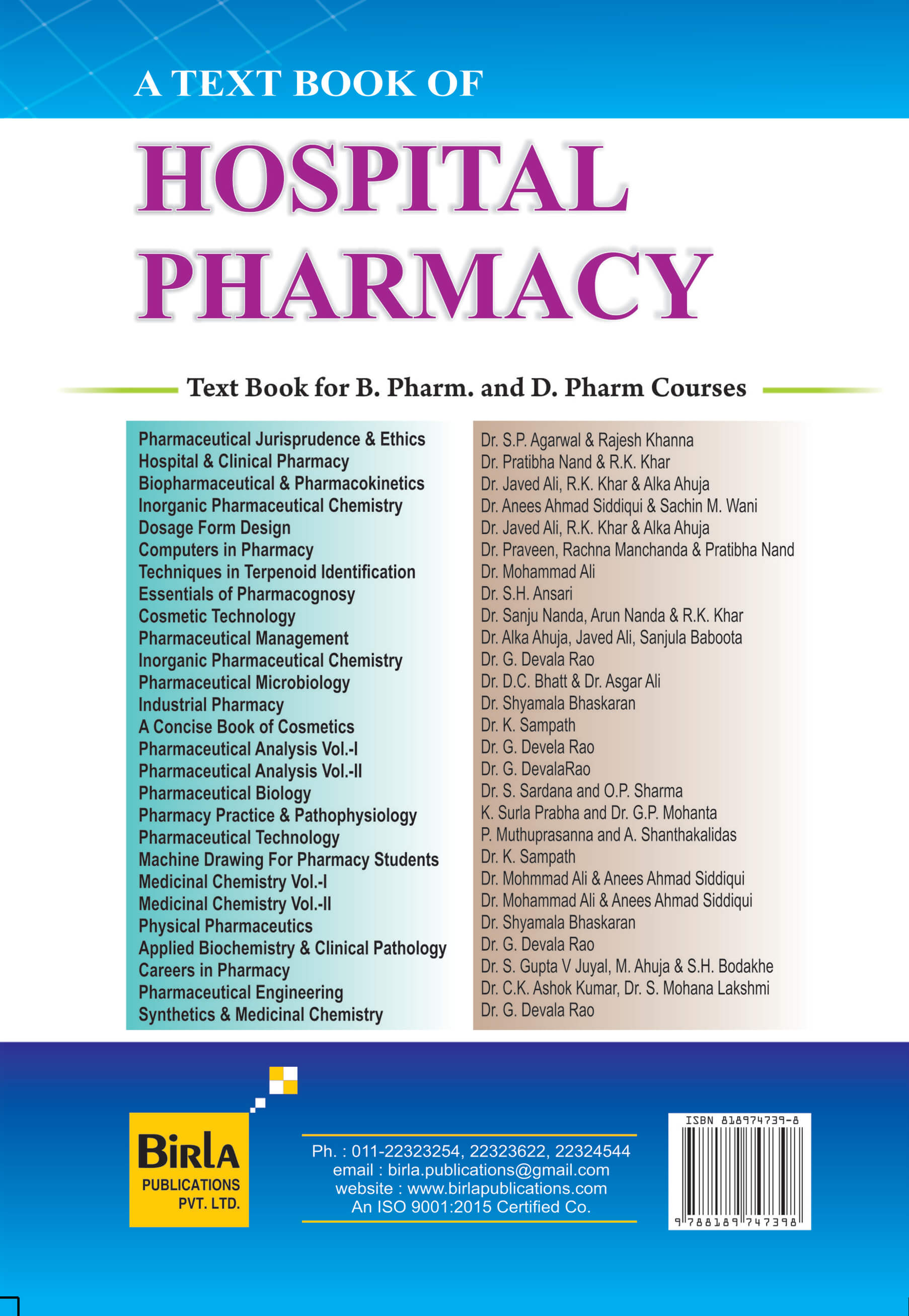 HOSPITAL PHARMACY