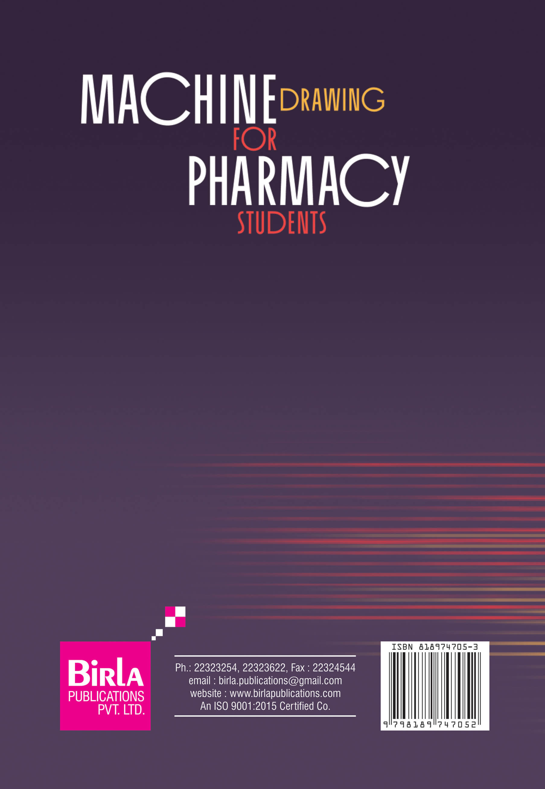 MACHINE DRAWING FOR PHARMACY STUDENTS