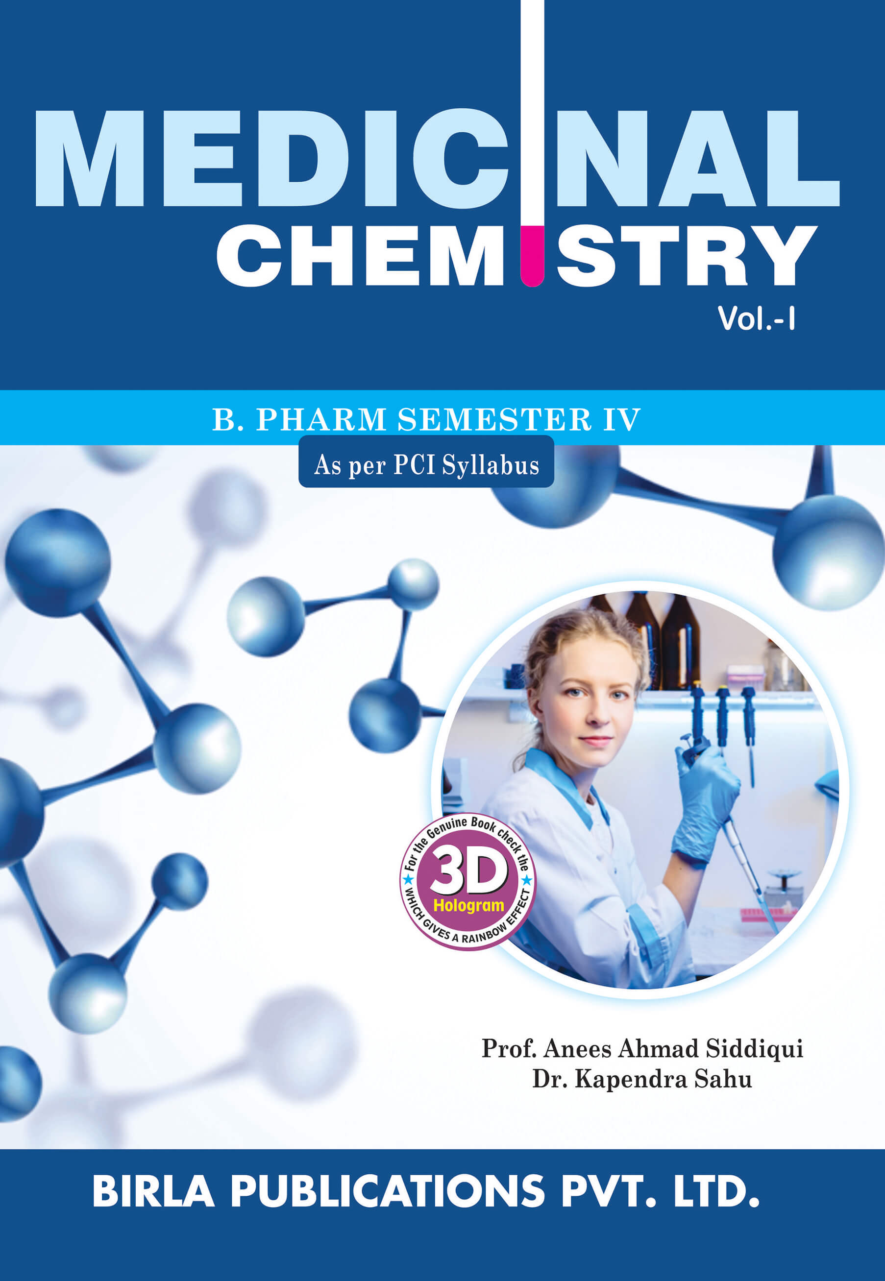 MEDICINAL CHEMISTRY VOL-I