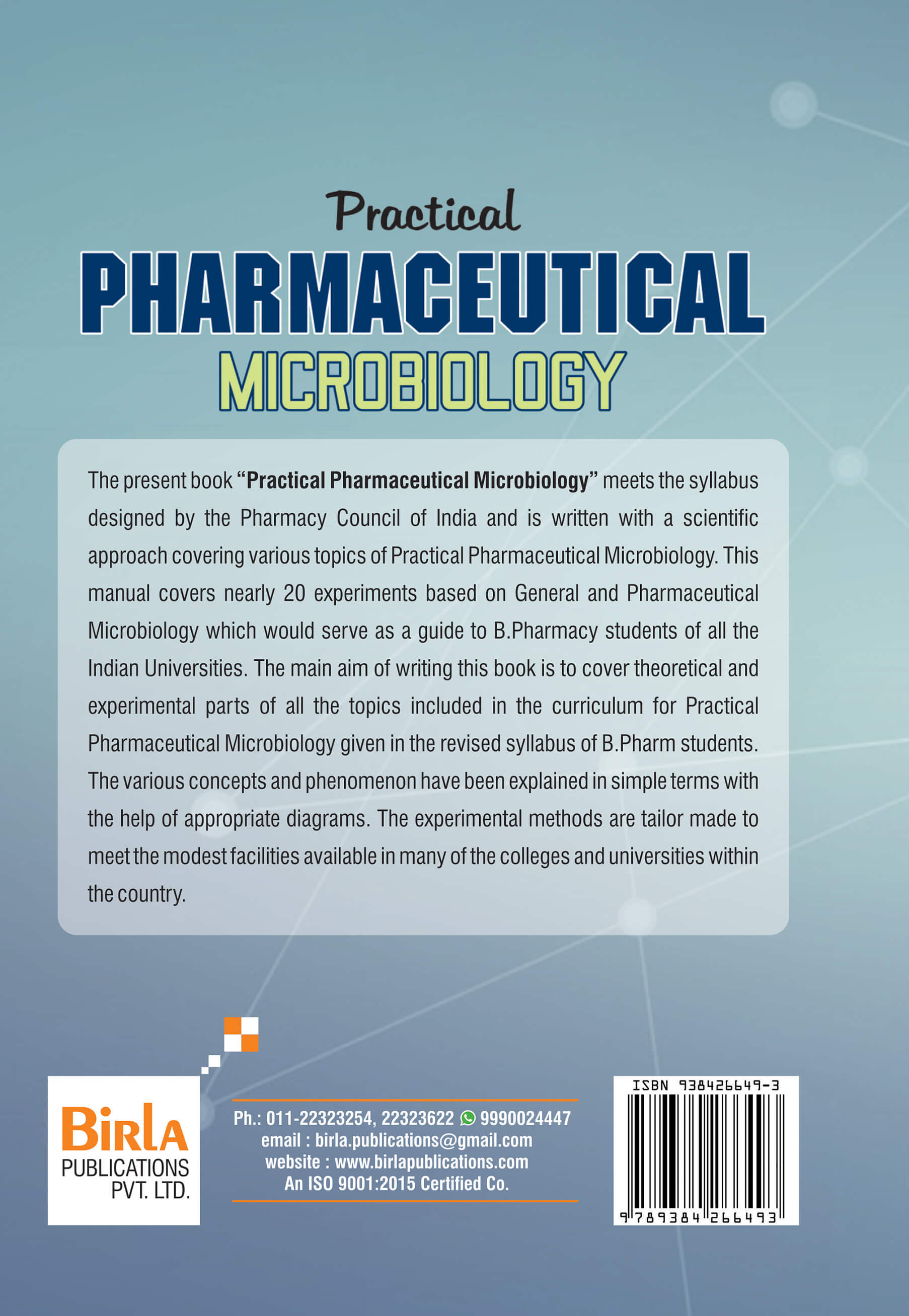 PRACTICAL PHARMACEUTICAL MICROBOLOGY