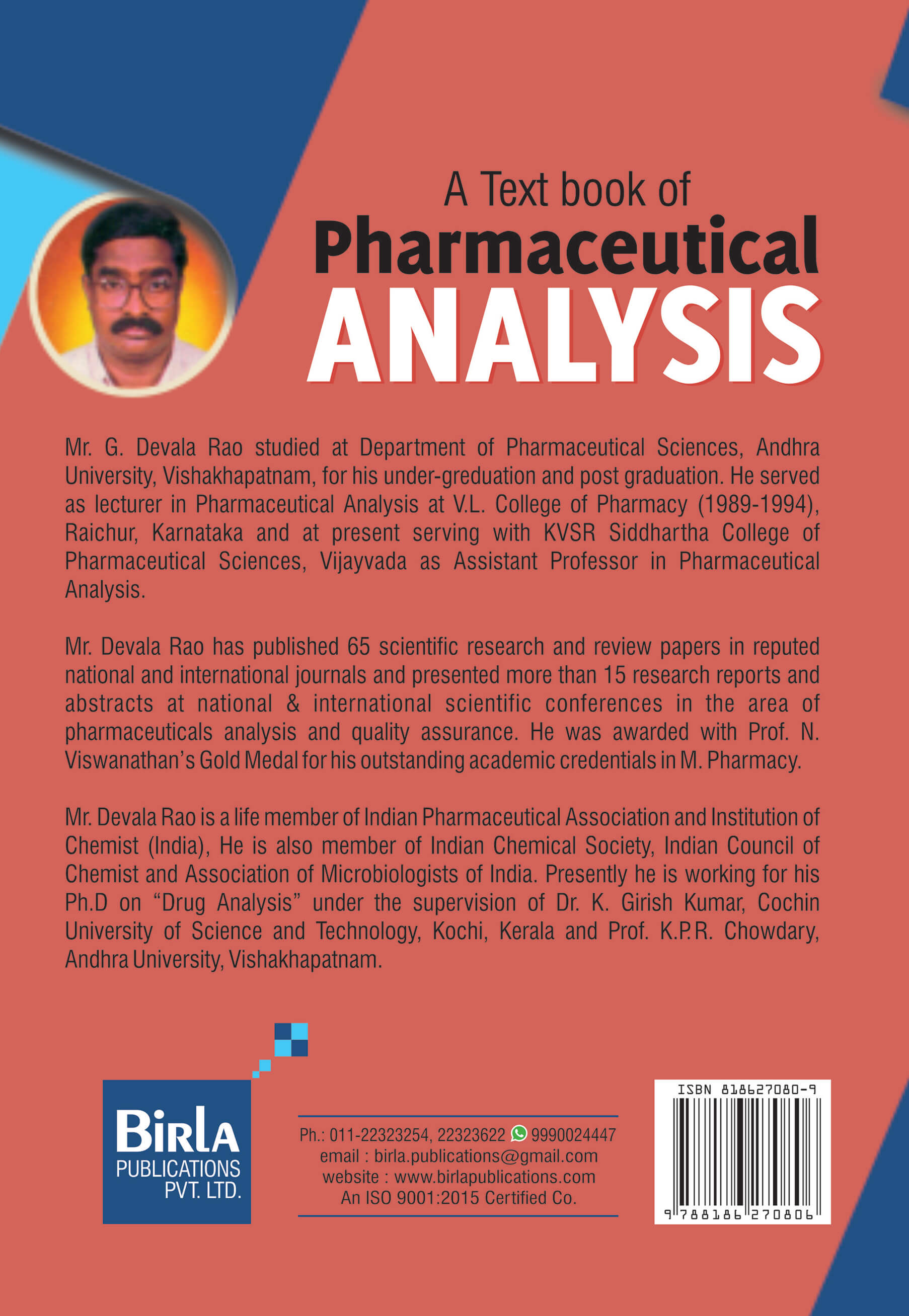 PHARMACEUTICAL ANALYSIS VOL.-2