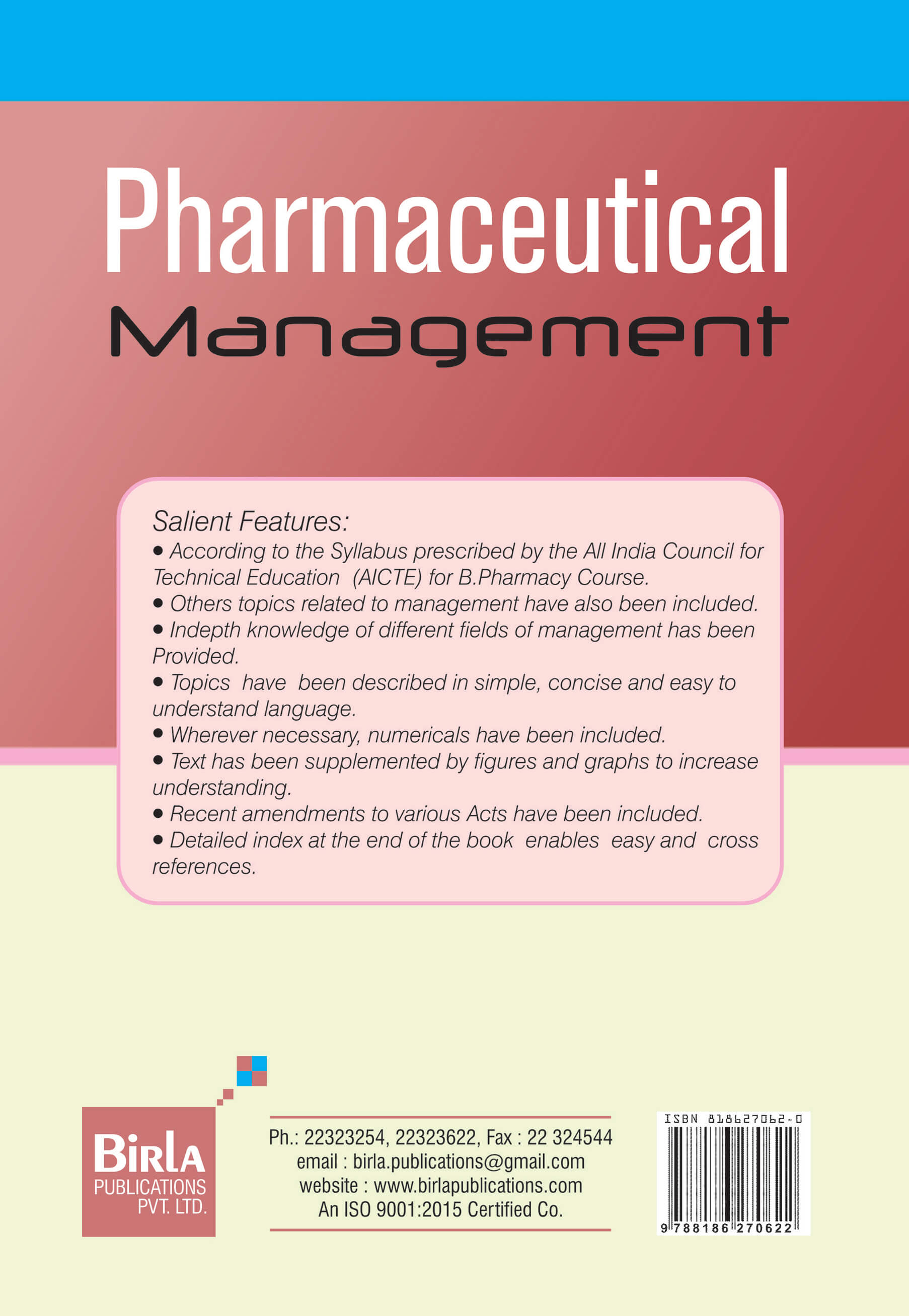 PHARMACEUTICAL MANAGEMENT